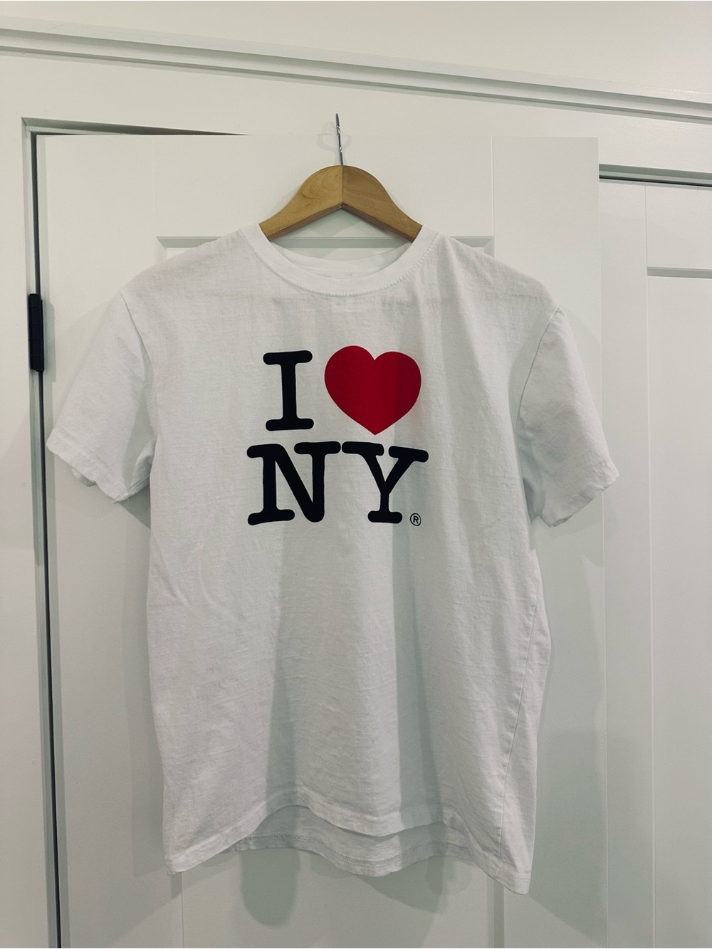 I Heart NY Graphic T-Shirt - White with Red Heart